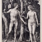 Albrecht Dürer-Adam and_Eve 1504 Engraving -komprimiert