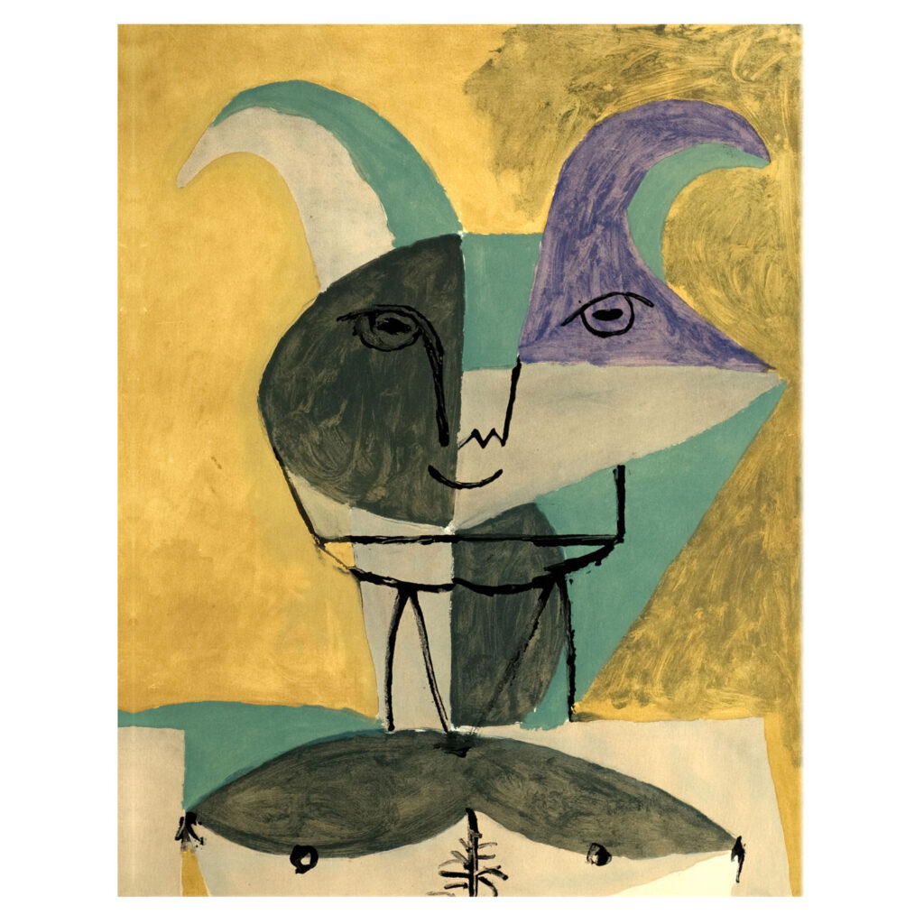 Pablo Picasso, Tete de Faun Gris, 1946, Farblithographie, © Succession Picasso / VG Bild-Kunst, Bonn 2025