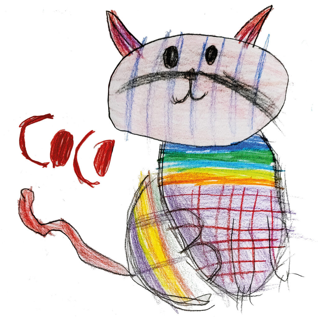 Ich bin Coco, gemalt hat mich Max