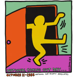 National Coming Out Day, 1988, ©Keith Haring Foundation
