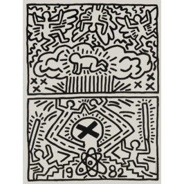Poster for Nuclear Disarmament ©Keith Haring Foundation